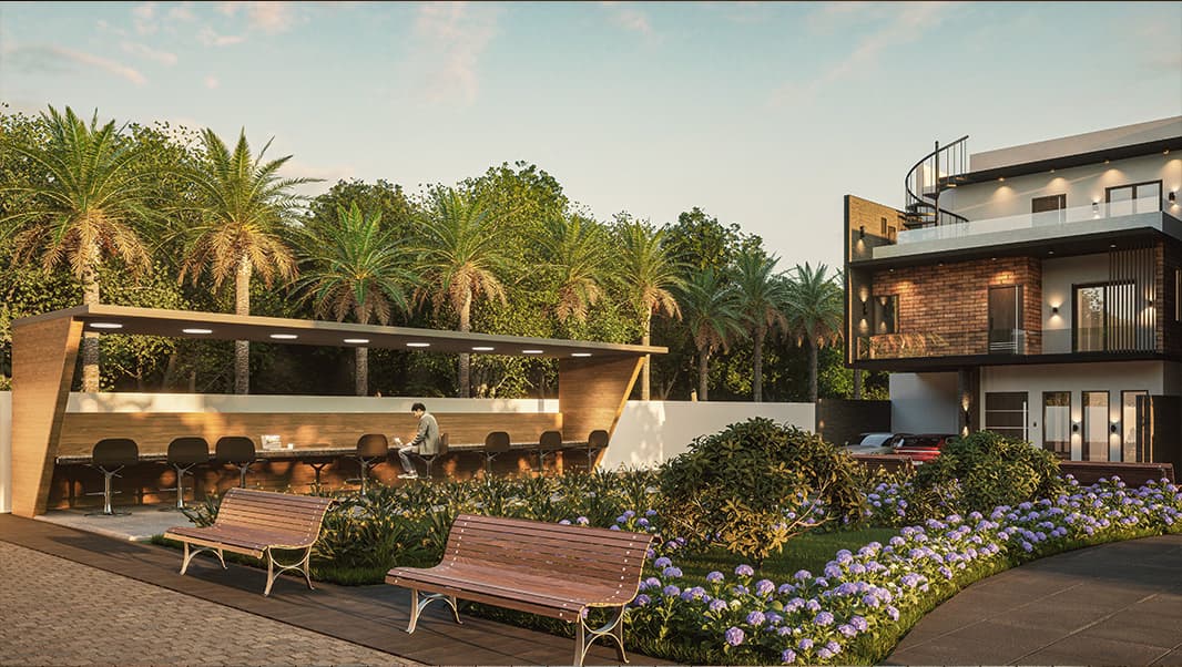 Saiven Six Senses clubhouse amenity view 6