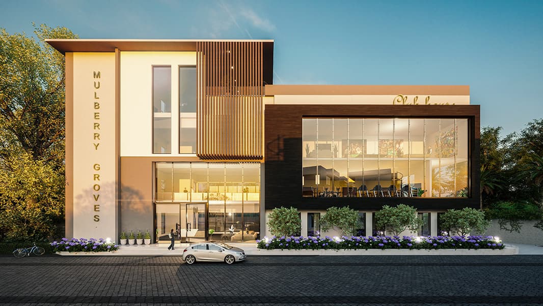 Saiven Six Senses clubhouse exterior view 1