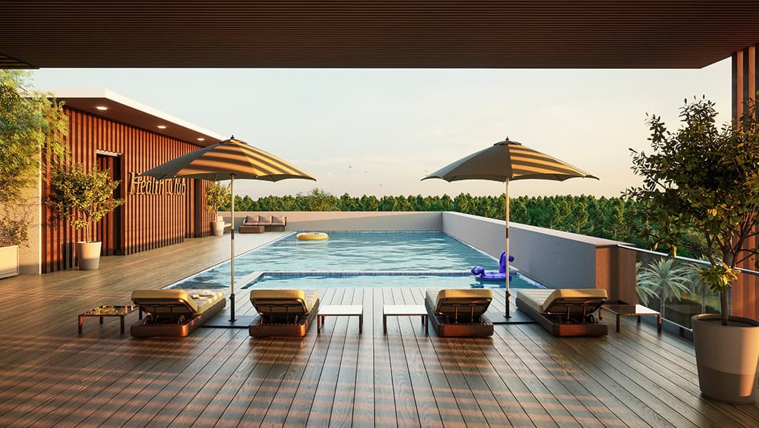 Saiven Six Senses clubhouse amenity view 5